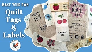 Make Your Own Quilt and Sewing Project Tags & Labels\Use Canva Free to Design\Free Label Designs PDF