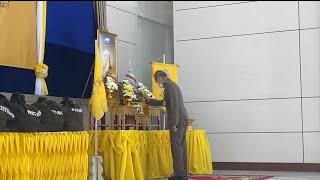 องคมนตรี เชิญสิ่งของพระราชทานไปมอบแก่ผู้ประสบอุทกภัย จังหวัดหนองบัวลำภู