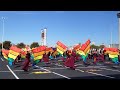 wagner hs colorguard warm up before san antonio regional