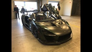 Porsche GT3 follows Mclaren Senna at Laguna Seca