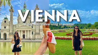 FIRST TIME SOLO TRAVELLING TO VIENNA, AUSTRIA 🇦🇹 // 3-Day Solo Travel Vlog