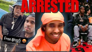 Toronto rapper Top 5 arrested for guns Moula 1st, FLIPPA GGG and FB respond to arrest