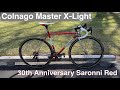 Colnago Master X-Light 30th Anniversary (Saronni Red, 2021) - Walkaround