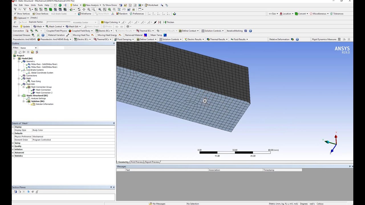 How To Do A Mesh Connection In ANSYS Mechanical - YouTube