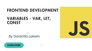 JavaScript Tutorial for Beginner #3: Variables (var, let, const) #variables #javascript