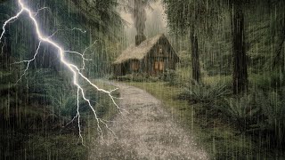 HEAVY RAIN AND THUNDER SOUNDS - DEEP SLEEP | Thunderstorm for Sleeping - Rain Sound Comfort #2