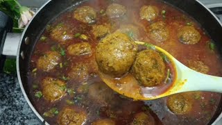 Lucknowi Kofte Ka Salan Recipe Authentic Lucknowi Kofte ke Salan!! Kofta recipe ll