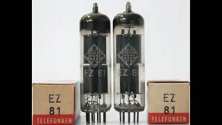 EZ81 Telefunken NOS NIB Ring getter Made in Germany.