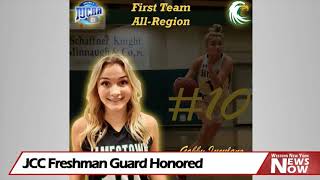 WNY News Now| JCC Freshman Named to All Region Team| Jamestown HS Red Raiders Hockey And Basketball