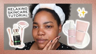 REVOLUTION | RELAXING \u0026 CALMING SKINCARE TUTORIAL - DRY/COMBINATION SKIN