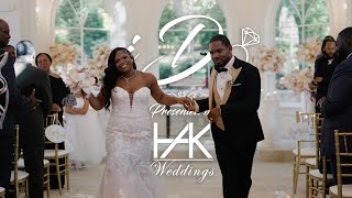 Deja \u0026 Rodney's Stunning Wedding Video at Nanina's in the Park NJ | HAK Weddings