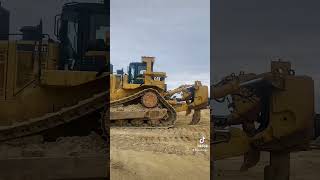 CAT D6T vs CAT D11T. #dozer #heavyequipment #caterpillarequipment #d11t #d6t