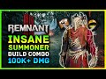 Remnant 2 - INSANE 100k+ Damage Summoner Build Combo! Skills, Items, Perks & Build Buffs