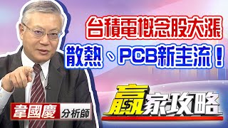 中視【贏家攻略】20200721 #韋國慶：台積電概念股大漲、散熱、PCB新主流！ #中視 #中視新聞 #贏家攻略 #永誠國際投顧