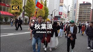 秋葉原#10【4K】外国人観光客、復活? 歩行者天国を歩く Foreign tourists, fully recovered?　Walking in the pedestrian paradise