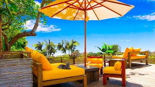 Outdoor Cafe Ambience with Sweet Bossa Nova - Relaxing Smooth Jazz Coffee Shop Music for Work, Study