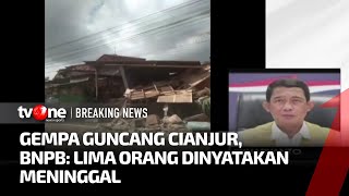 Lima Orang Dikabarkan Meninggal Akibat Gempa di Kab. Cianjur | tvOne