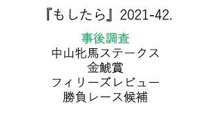 『もしたら』事後調査【中山牝馬ステークス・金鯱賞・フィリーズレビュー】2021-42