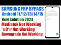 Samsung FRP Tool 2024 All Samsung FRP Bypass Android 13/14 - No adb - No *#0*# - No MTK