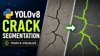 Crack Segmentation using YOLOv8 | Train Custom Dataset for Crack Detection in Python