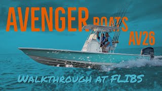 Avenger Boats AV26 Bay Boat - Walkthrough