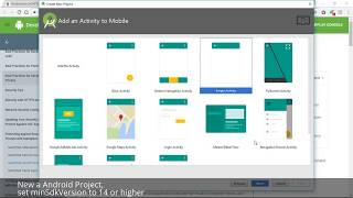 Prepare Android project for reCAPTCHA API