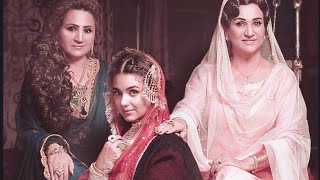 Bushra Ansari and zara Noor Abbas on the set of New Drama Serial Deewareshab