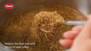 How to prepare traditional Arabic 'Sada' Coffee