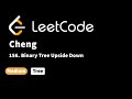 LeetCode 156. Binary Tree Upside Down