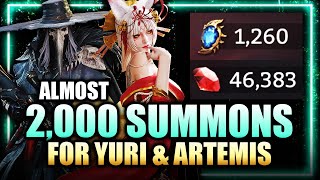 We Pulled NEARLY 2,000 Summons for This Viewer! All-In for YURI + ARTEMIS ⁂ Watcher of Realms