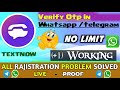 textnow all signup problem solution 2023|create fake whatsapp with textnow|textnow not working