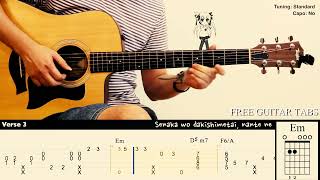 (FREE TAB) Omae wa mou - deadman 死人 (fingerstyle tab) (link in description)