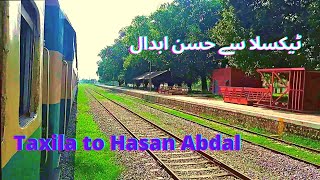 Taxila to Hasan Abdal by Pakistan Railways Awami Express Train - 2021 Travel Vlog - Explore Pakistan