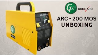 GB Kore - ARC 200 MOS (Unboxing)  #welding_machine #2023 #megamachine #youtubechannel