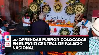 Conmemoran Día de Muertos en Palacio Nacional