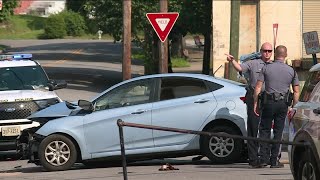 Henrico Police pursuit ends in wreck in Richmond