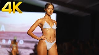 Swimsuit Bikini Model Stacy Lyon 2023 Best Runway 4K | Miami Swimwear Week Sexy Lingerie