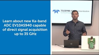 ADC Performance in multiple frequency bands up to Ka with only 195mW/GSPS and single ended inputs.