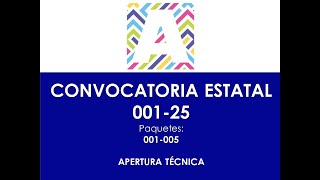 20250121-Apertura Técnica CONV EST 001-25