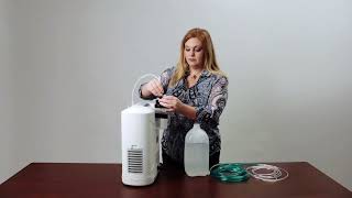 Inogen at home set up your concentrator using a humidifier MultiDoctorShop.com