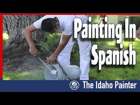 Spanish Painting Instructions. Cleaning Paint Rollers. Spanish Painting Instructions. Cleaning Paint Rollers.
