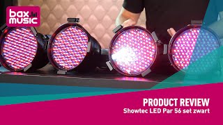 Showtec LED Par 56 Set Zwart 4 Set 8/2 Review | Bax Music