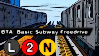 The Most BASIC Subway Freedrive in Roblox