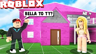 ROBLOX ŻYCIE - KTOŚ PRZEMALOWAŁ MÓJ DOM NA RÓŻOWO! (Roblox Bloxburg Roleplay) | VITO I BELLA