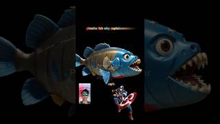 PIRANHA FISH BECOME A SUPERHERO #shorts #marvel  #piranha