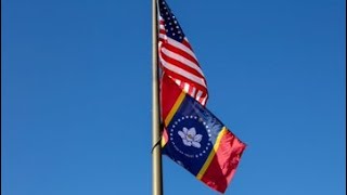 Ole Miss Athletics Raises New Mississippi State Flag