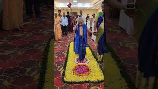 Entry on Flower Payghadya #subscribe #celebration #vratbhandan #followme #munja #thread