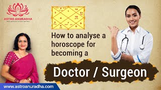 How to analyse a horoscope for becoming a Doctor/Surgeon | Combinations for a Doctor | Medical study