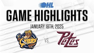 OHL Highlights: Erie Otters @ Peterborough Petes Jan. 18, 2025