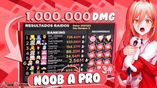 ESSA PERSONAGEM ME AJUDOU A PEGAR 1MILHÃO DE DANO NA RAID! NOOB A PRO 3# | Anime Dimensions